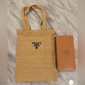 Prada Raffia VIP GWP Tote Bag NWOT – Summer Beach Bag
